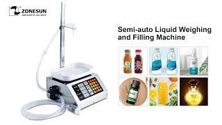 How To Use Semi Automatic Diaphragm Pump Liquid Weighing Filling Machine