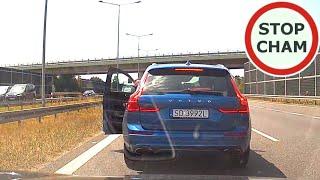 Volvo wyhamowało BMW na A2 - nagranie z BMW #1566 Wasze Filmy