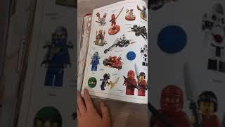 обзор книги лего ниндзяго полная колекция наклеек.