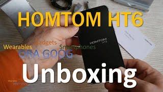 HOMTOM HT6 Smartphone 6250mAh Battery - Unboxing