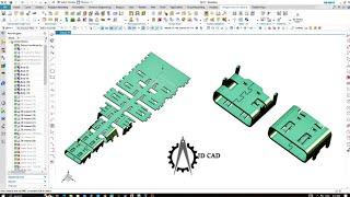 progressive Die design sheet metal in Siemens nx  #progressive #sheetmetal #tutorial