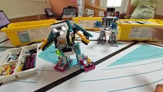 lego ev3 and spike prime walk