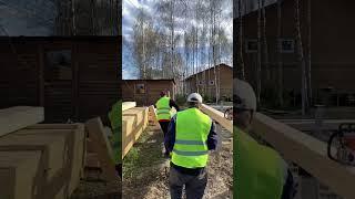 Выполняем работы по монтажу обвязки из бруса