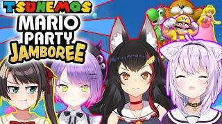 [Hololive] A Historic Game of Mario Party Jamboree With Towa, Mio, Okayu and Subaru !