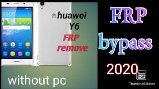 Huawei Y6(SCL- U31) FRP bypass/ Google account remove new method 2020