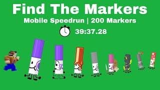 200 Markers Mobile Speedrun | 39:37.28 | Find The Markers