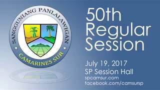 50th Regular Session July 19, 2017