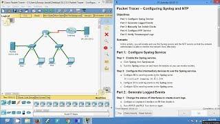 10.2.3.5 Packet Tracer - Configuring Syslog and NTP