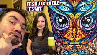 It's Not A Puzzle  It's ART! - Unidragon Wooden Owl Puzzle