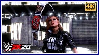 WWE2K20Becky LynchEntrance HDR 4K *Zoey Plays  [PC STEAM]