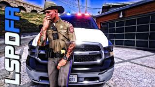 Playing GTA 5 As A POLICE OFFICER Highway Patrol|| DPS|| GTA 5 Lspdfr Mod| 4K