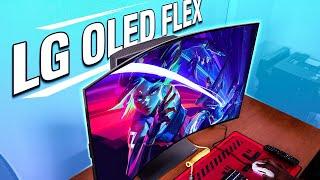 LG OLED FLEX Review:  The 4k Gaming Monitor!