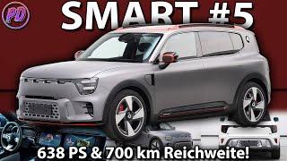 SMART #5 - Up to 638 PS % 700km Range!