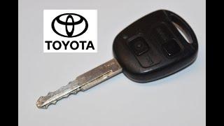 (UK) Toyota Corolla Avensis Key Fob Battery Replacement - EASY DIY