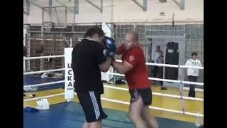 Fedor and Aleksander sparring