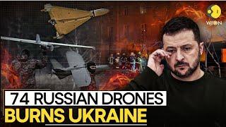 Russia-Ukraine War: Russia Burns Ukraine With Barrage Of Drones, Putin Intensify Attacks | WION LIVE