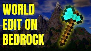 HOW TO WORLD EDIT IN MINECRAFT ON BEDROCK - CONSOLE!!!!!!