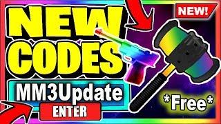 ALL NEW *SECRET* CODES! UPDATE Roblox Murder Mystery 3