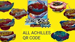 ALL ACHILLES QR CODE BEYBLADE BURST QUADSTRIKE APP