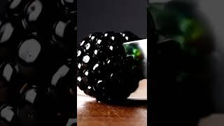 Glass Blackberry ASMR  | Cutting Crystal Berries in Slow Motion