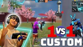 1vs1 Custom Room  Bunny Bundle Gifted | FreeFire GamePlay | Iphone 15 Pro Max