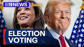 Mixed feelings as millions vote in 2024 US Election | 9 News Australia