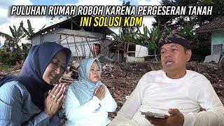 PULUHAN RUMAH ROBOH KARENA PERGESERAN TANAH DI TASIK | INI SOLUSI KDM