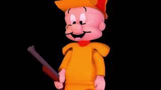 3D Elmer Fudd animation i made with Cinema 4D