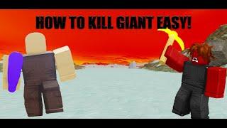 HOW TO KILL THE GIANT EASILY!! | BOOGA BOOGA REBORN