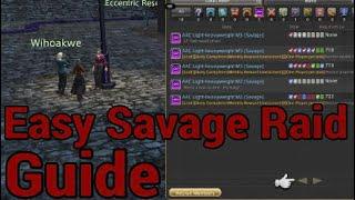 Easy Savage Raid Guide for FFXIV