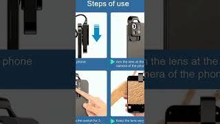 Pocket Microscope Lens for Phones | Needious.com | 200X Zoom | Lens #Shorts #lens #PocketLens
