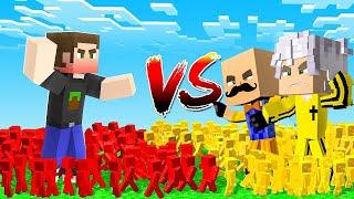 ზახიდას და ჯუმბერას არმია VS ძლიერის არმია! - Minecraft