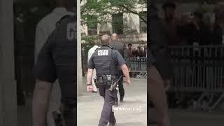 Kanye West, aka Ye Ye, walks into court at Diddy trial