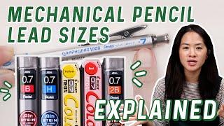 Mechanical Pencil Lead Sizes Explained!