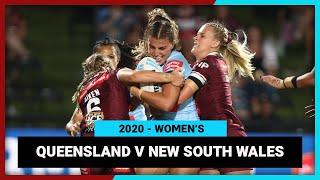 QLD Maroons v NSW Blues | 2020 | Women's State of Origin | Full Match Replay | NRL