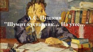 Пушкин А. С.  "Шумит кустарник...На утёс..."