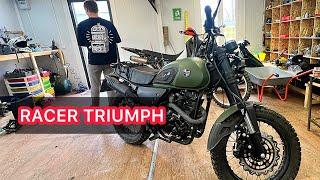 Небольшое обслуживание Racer Triumph