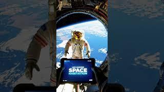 Astronaut Floating Outside the Spacecraft in Deep Space ‍