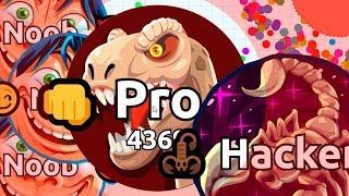 NOOB vs PRO vs HACKER in Agar.io Battle Royale