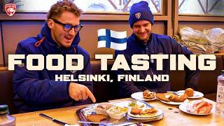 "I still love your country, but I don't like that one as much"  | Tkachuk & Barkov Eat Finnish Food