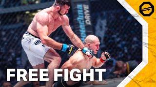 BRUTAL  KO!  LANGER vs. FLEURY | FREE FIGHT | OKTAGON 62