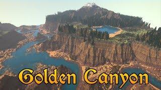 [60fps] World Painter Timelapse & Cinematic :: Golden Canyon