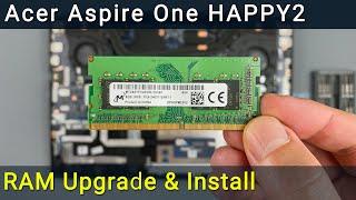 Acer Aspire One Happy2 RAM Upgrade & Install: Step-by-Step DIY Guide