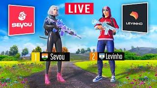 SEVOU LIVE  with @Levinho  PUBG MOBILE