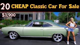 20 CHEAP Classic Cars for Sale by Real Owners TODAY! Don’t Miss These Deals!