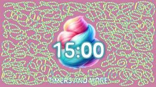 15 Minute Cotton Candy Bomb  Timer