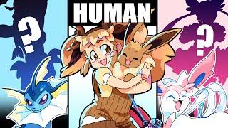 Eeveelutions as HUMAN GIRLS