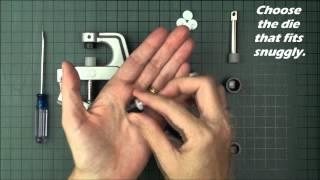 I Like Big Buttons! - How to change plastic snap pliers die