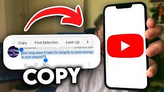 How to Copy Comments on YouTube | iPhone & Android (2024)