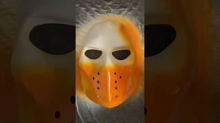 I repainted a Spirit Halloween Mask as Deathstroke!  #diy #painting #halloween #art #dc